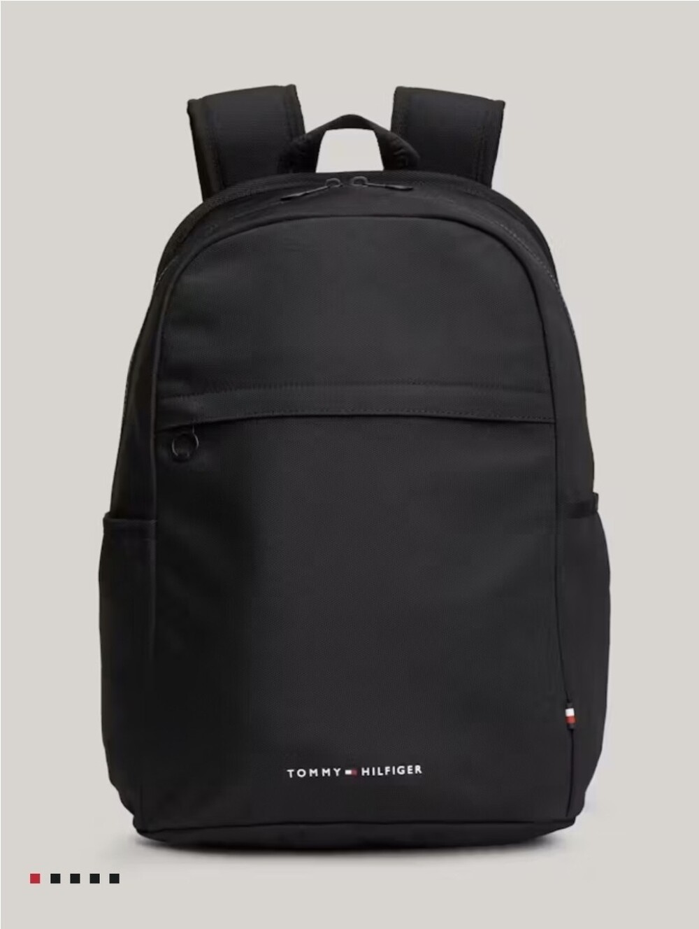 Tommy Hilfiger Signature Tape Zip Pull Backpack NWT $110